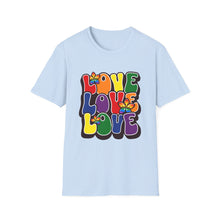 Load image into Gallery viewer, Funny Quotes Unisex Softstyle T-Shirt, Love, Love - Cute Graphic Tee, Sarcastic Saying Shirt, Humorous Gift, Comfy Tee, Hilarious Shirt
