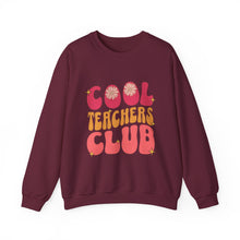 Load image into Gallery viewer, Cool Teachers Club Sweatshirt - Fun Teacher Apparel, Gift for Educators, Teacher Appreciation, School Spirit Wear, Cozy Unisex Crewneck
