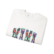 Load image into Gallery viewer, Floral Graphic Crewneck Sweatshirt, Cozy Unisex Sweatshirt, Everyday Comfort Sweatshirt, Flower Print Pullover, Trendy Gift Ideas
