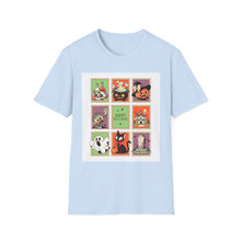 Load image into Gallery viewer, Halloween-Themed Unisex Softstyle T-Shirt: Spooky Fun for All Ages, Perfect for Parties, Celebrations, Trick or Treating, and Gifting!
