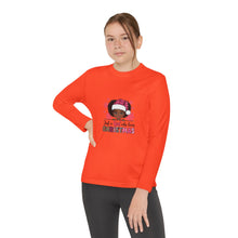 Load image into Gallery viewer, Christmas Kids Long Sleeve Tee, Just A Girl Who Loves Holiday Shirt, Children's Gift, Festive Youth Top, Winter Apparel
