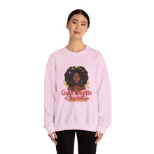 Load image into Gallery viewer, Black History African American Woman Gods Favorite Baddie Sweatshirt, Black Princess Self Love Crewneck Pullover, Unisex Heavy Blend Jumper,
