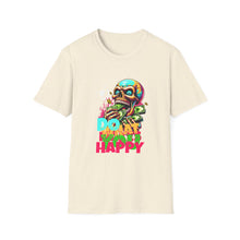 Load image into Gallery viewer, Funny Skull Quotes Unisex Softstyle T-Shirt, Do what makes you Happy, Graphic Tee, Sarcastic Shirt, Gift for Skull Lovers, Halloween Shirt
