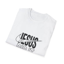Load image into Gallery viewer, Jesus Did It Unisex Softstyle T-Shirt, Faith-Based Tee, Christian Apparel, Inspirational Gift, Casual Wear

