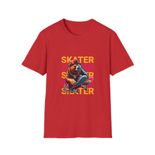 Load image into Gallery viewer, Retro Skater Unisex T-Shirt - Perfect for Skate Lovers, Streetwear, Casual Wear, Gift for Him/Her, Summer Fashion

