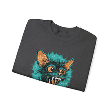 Load image into Gallery viewer, Cozy Halloween Sweatshirt, Beastly Fear Crewneck, Unisex Fall Apparel, Spooky Season Fashion, Halloween Gift Idea
