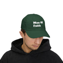 Load image into Gallery viewer, Funny Quotes Classic Dad Cap, Man Of Faith Hat, Embroidered Baseball Hat, Vintage Style Retro Hat, Father's Day Gift Idea
