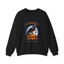 Load image into Gallery viewer, Crow Night Halloween Crewneck Sweatshirt | Unisex Sweatshirt for Fall, Halloween Spirit, Cozy Autumn Vibes, Perfect Gift
