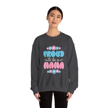Load image into Gallery viewer, Proud Nana Crewneck Sweatshirt - Cozy Gift for Grandmothers, Family Gatherings, Birthdays, Mother's Day, Cool Weather
