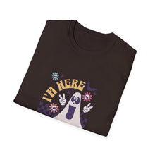 Load image into Gallery viewer, Halloween Ghost T-Shirt, Unisex Softstyle, Funny Boo Shirt, Halloween Costume, Spooky Season Apparel, Gift for Ghost Lovers

