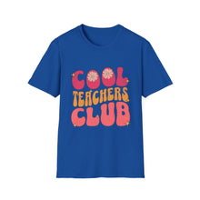 Load image into Gallery viewer, Cool Teachers Club T-Shirt, Teacher Appreciation Gift, Back-to-School Shirt, Fun Teacher Tee, Casual Classroom Attire
