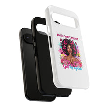 Load image into Gallery viewer, Inspirational Phone Case, Pray Wait Trust God Has a Plan, Spiritual Gift, Motivational Decor, Faith-Based Accessory
