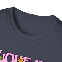 Load image into Gallery viewer, Pride Month T-Shirt, Love Is Love Graphic Tee, Unisex LGBTQ+ Apparel, Softstyle Pride Shirt, Inclusive Fashion, Celebratory Gift
