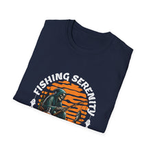 Load image into Gallery viewer, Unisex Fishing Serenity T-Shirt, Relaxed Life Tee for Fishing Enthusiasts, Outdoor Lover Gift, Casual Wear, Birthday Present, [...]

