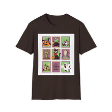 Load image into Gallery viewer, Spooky Halloween T-Shirt for Adults, Unisex Softstyle Tee, Perfect for Halloween Parties, Trick-or-Treat, Costume Wear, Fall Fashion
