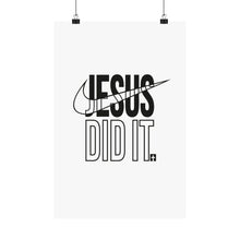 Load image into Gallery viewer, Nike-Inspired Jesus Vertical Poster, Christian Wall Art, Faith Decor, Inspirational Home Accent, Gift for Believers, Religious Decor
