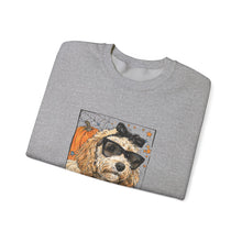 Load image into Gallery viewer, Fall Ready Dog Lover Sweatshirt, Cute Pet Apparel, Halloween Crewneck, Cozy Graphic Sweatshirt, Gift for Dog Parents, Unisex Dog Sweatshirt

