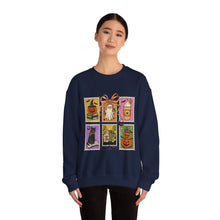 Load image into Gallery viewer, Halloween-Themed Crewneck Sweatshirt, Cozy Unisex Crew, Fall Fashion, Pumpkin Decor, Seasonal Gift, Cute Sweatshirt for October
