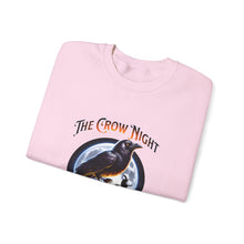 Load image into Gallery viewer, Crow Night Halloween Crewneck Sweatshirt | Unisex Sweatshirt for Fall, Halloween Spirit, Cozy Autumn Vibes, Perfect Gift
