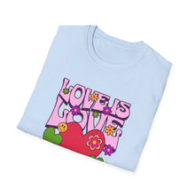 Load image into Gallery viewer, Pride Month T-Shirt, Love Is Love Graphic Tee, Unisex LGBTQ+ Apparel, Softstyle Pride Shirt, Inclusive Fashion, Celebratory Gift

