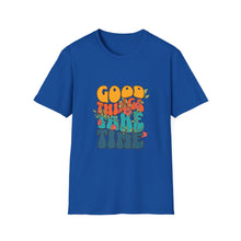 Load image into Gallery viewer, Good Vibes Unisex Softstyle T-Shirt - Perfect for Relaxation, Casual Wear, Unique Gift, Friendship, Positive Affirmation
