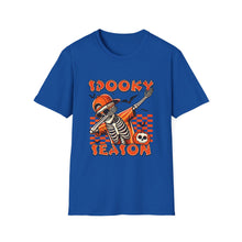 Load image into Gallery viewer, Halloween Skeleton T-Shirt, Spooky Season Tee, Unisex Softstyle Shirt, Fall Fashion, Halloween Costume Top
