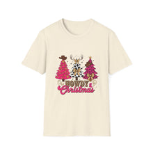 Load image into Gallery viewer, Howdy Christmas Unisex T-Shirt - Festive Apparel for Holiday Cheer, Christmas Gift, Family Gathering, Fun Party Shirt, Casual Wear
