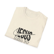 Load image into Gallery viewer, Jesus Did It Unisex Softstyle T-Shirt, Faith-Based Tee, Christian Apparel, Inspirational Gift, Casual Wear
