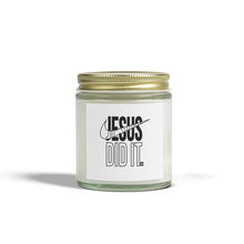 Load image into Gallery viewer, Jesus Did It Scented Candles | Motivational Candle, Relaxation Gift, Home Decor, Inspirational Gift, Spiritual Candles
