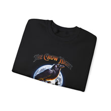 Load image into Gallery viewer, Crow Night Halloween Crewneck Sweatshirt | Unisex Sweatshirt for Fall, Halloween Spirit, Cozy Autumn Vibes, Perfect Gift
