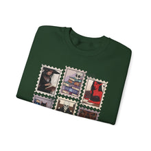 Load image into Gallery viewer, Cozy Book Lover Crewneck Sweatshirt, Literary Gift, Reading Sweatshirt, Cozy Fall Apparel, Perfect for Book Clubs
