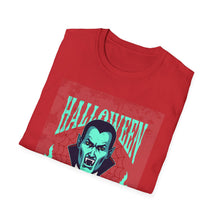 Load image into Gallery viewer, Halloween Vampire T-Shirt | Unisex Softstyle Tee, Spooky Shirt, Halloween Costume, Men's &amp; Women's Apparel, Fun Gift
