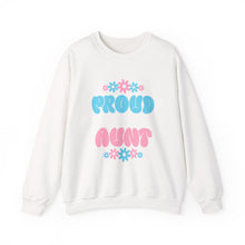 Load image into Gallery viewer, Proud Aunt Sweatshirt, Cozy Gift for Aunts, Family Gatherings, Birthday Present, Mother's Day Gift, Casual Outfit
