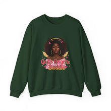Load image into Gallery viewer, Black History African American Woman Gods Favorite Baddie Sweatshirt, Black Princess Self Love Crewneck Pullover, Unisex Heavy Blend Jumper,
