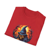 Load image into Gallery viewer, Something Wicked This Way Comes Unisex Softstyle T-Shirt, Halloween Shirt, Witch Tee, Fall Shirt, Casual Graphic Tee
