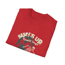 Load image into Gallery viewer, Surf's Up Unisex Softstyle T-Shirt, Beach Vibe Apparel, Summer Wardrobe Essential, Gift for Surfers, Casual Tee
