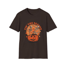 Load image into Gallery viewer, Halloween Pumpkin Unisex T-Shirt | Festive Tee for Fall, Spooky Season Wear, Casual Halloween Outfit, Trick or Treat Shirt, Gift for [...]
