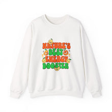 Load image into Gallery viewer, Nature's Best Energy Booster Sweatshirt | Comfortable Unisex Crewneck | Perfect Gift for Nature Lovers | Cozy Fall Apparel
