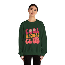 Load image into Gallery viewer, Cool Teachers Club Sweatshirt - Fun Teacher Apparel, Gift for Educators, Teacher Appreciation, School Spirit Wear, Cozy Unisex Crewneck
