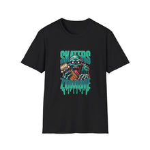 Load image into Gallery viewer, Zombie Graphic Tee for Halloween, Video Game Fans, Unisex T-Shirt, Casual Wear, Gift for Him/Her, Spooky Season Apparel
