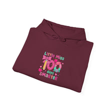 Load image into Gallery viewer, Cute Little Miss 100 Sweatshirt, Gifts for Kids, Birthday Hoodie, Cozy Hooded Sweatshirt, Fun Youth Apparel
