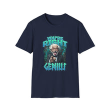 Load image into Gallery viewer, Genius Quote T-Shirt, Unisex Softstyle Tee, Fun Gift for Nerds, Motivational Shirt, Perfect for Birthdays, Casual Wear, Geeky Humor

