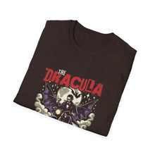 Load image into Gallery viewer, Dracula Journey Unisex T-Shirt, Halloween Apparel, Horror Fan Gift, Graphic Tee, Retro Vibes Shirt
