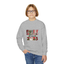 Load image into Gallery viewer, Family Christmas Crew Sweatshirt 2025, Kids Holiday Sweater, Cozy Family Apparel, Perfect Christmas Gift, Family Reunion Outfit
