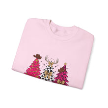 Load image into Gallery viewer, Festive Holiday Sweatshirt, Cozy Christmas Apparel, Unisex Crewneck, Cute Gift for Her/Him, Winter Wardrobe Essential, Seasonal Fashion
