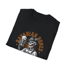 Load image into Gallery viewer, Rustic Skeleton T-Shirt, Graphic Tee for Day of the Dead, Casual Wear, Unique Gift, Halloween Shirt
