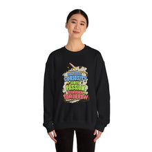 Load image into Gallery viewer, Curiosity Passion Crewneck Sweatshirt - Motivational Gift for Students, Education Inspiration, Cozy Unisex Sweater, Unique Teacher [...]
