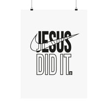 Load image into Gallery viewer, Nike-Inspired Jesus Vertical Poster, Christian Wall Art, Faith Decor, Inspirational Home Accent, Gift for Believers, Religious Decor

