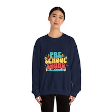 Load image into Gallery viewer, Pre-School Squad Sweatshirt, Kids Crewneck, Fun Family Apparel, Back to School Gift, Comfortable Everyday Wear
