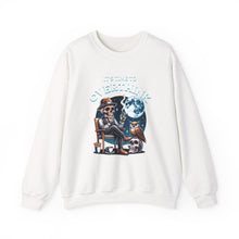 Load image into Gallery viewer, Overthinker Unisex Crewneck Sweatshirt - Cozy Gift for Deep Thinkers, Halloween, Cozy Nights, Thoughtful Apparel, Oversized Sweater
